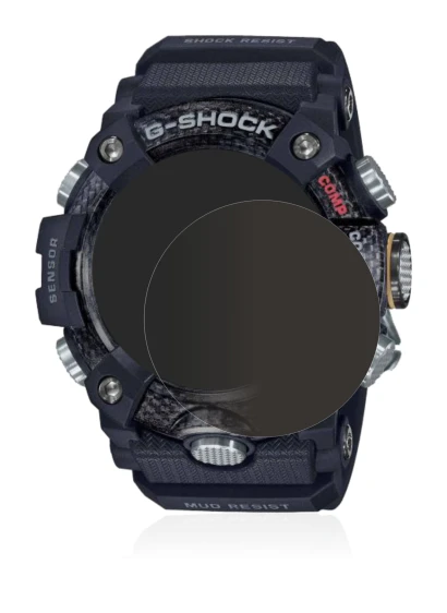 Immagine del dispositivo Casio G-Shock Mudmaster GG-B100-1AER con un'ampia varietà di protezioni per lo schermo.