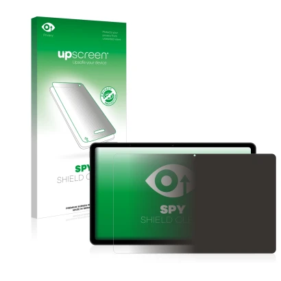 Parte frontale di una confezione del prodotto con il logo del marchio upscreen. Accanto è raffigurato il dispositivo Xiaomi Re