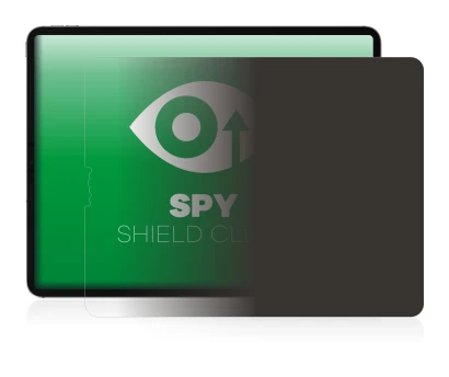 Immagine del dispositivo Apple iPad Pro 12.9" 2022 (in formato orizzontale) con un'ampia varietà di protezioni per lo schermo.