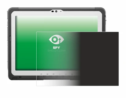 Immagine del dispositivo Panasonic Toughbook FZ-A3 con un'ampia varietà di protezioni per lo schermo.