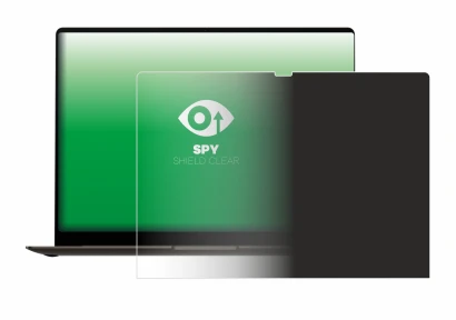 Immagine del dispositivo Samsung Galaxy Book3 Pro 16" con un'ampia varietà di protezioni per lo schermo.