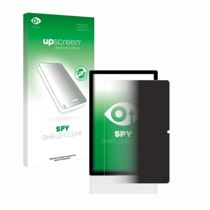 Parte frontale di una confezione del prodotto con il logo del marchio upscreen. Accanto è raffigurato il dispositivo Blackview