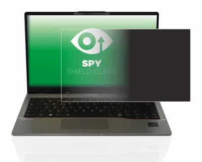 Immagine del dispositivo Fujitsu Lifebook U7412 con un'ampia varietà di protezioni per lo schermo.