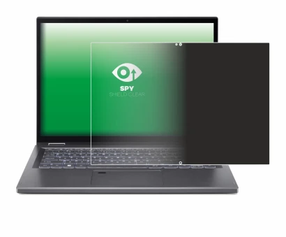 Immagine del dispositivo Acer Aspire 5 Spin 14 con un'ampia varietà di protezioni per lo schermo.