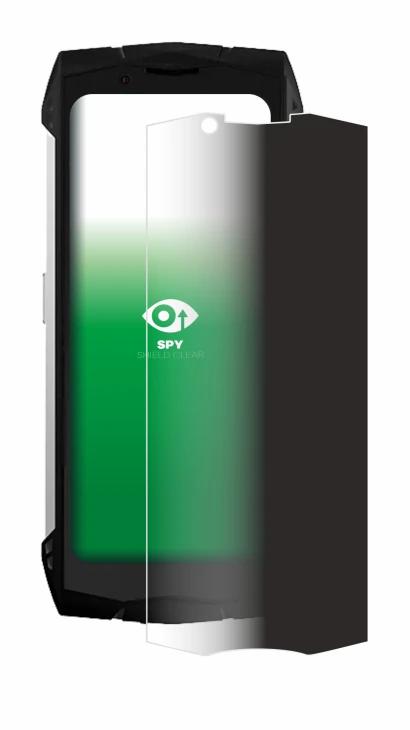 Immagine del dispositivo Doogee S Mini con un'ampia varietà di protezioni per lo schermo.