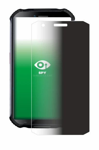 Immagine del dispositivo Doogee S41 Plus con un'ampia varietà di protezioni per lo schermo.