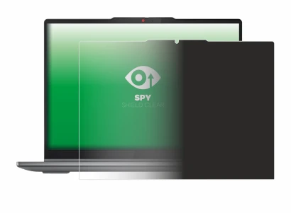 Immagine del dispositivo Lenovo IdeaPad 5 2-in-1 14AHP9 con un'ampia varietà di protezioni per lo schermo.