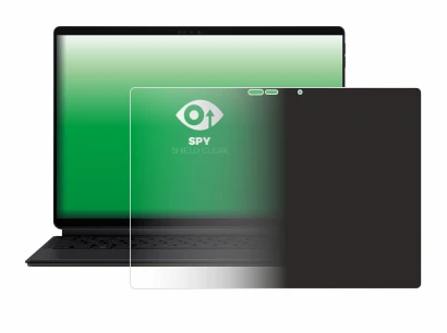 Immagine del dispositivo ASUS ProArt PZ13 con un'ampia varietà di protezioni per lo schermo.