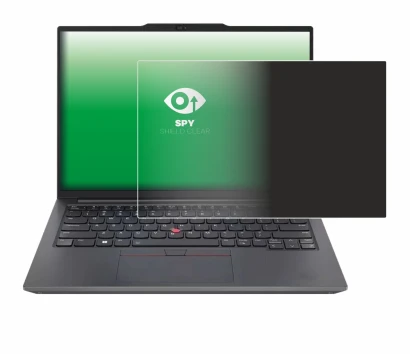 Immagine del dispositivo Lenovo ThinkPad E14 Gen 6 con un'ampia varietà di protezioni per lo schermo.
