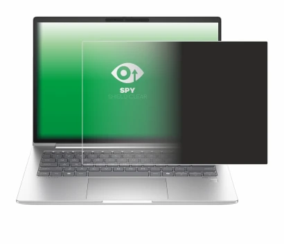 Immagine del dispositivo HP EliteBook 645 G11 con un'ampia varietà di protezioni per lo schermo.