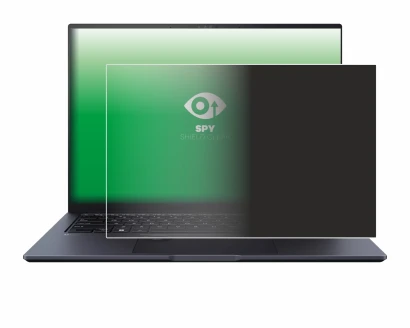 Immagine del dispositivo ASUS ZenBook Pro 14 UX6404V con un'ampia varietà di protezioni per lo schermo.