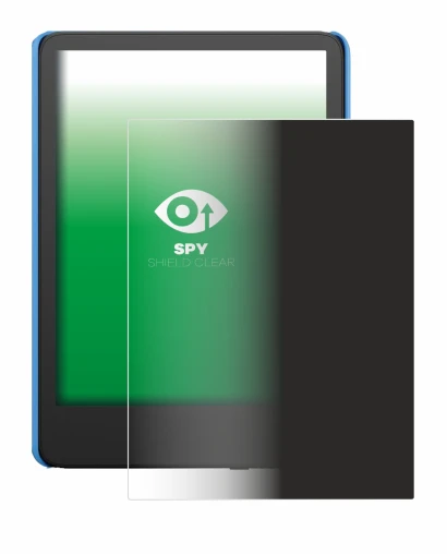 Immagine del dispositivo Amazon Kindle Kids (2024) con un'ampia varietà di protezioni per lo schermo.