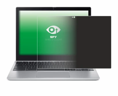 Immagine del dispositivo Acer Chromebook Spin 312 con un'ampia varietà di protezioni per lo schermo.