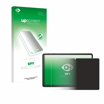 Parte frontale di una confezione del prodotto con il logo del marchio upscreen. Accanto è raffigurato il dispositivo Blackview