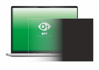 Immagine del dispositivo Dell Pro 16 Plus PB16250 con un'ampia varietà di protezioni per lo schermo.