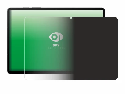 Immagine del dispositivo Samsung Galaxy Tab S10 FE 5G con un'ampia varietà di protezioni per lo schermo.