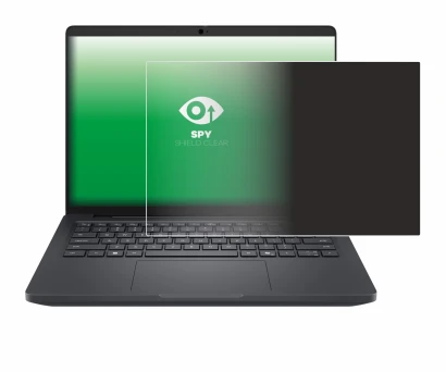Immagine del dispositivo Dell Pro Max 14 con un'ampia varietà di protezioni per lo schermo.