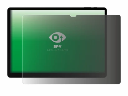 Immagine del dispositivo Doogee Tab E3 Max 14 con un'ampia varietà di protezioni per lo schermo.
