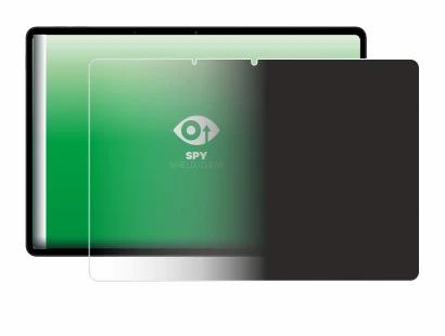 Immagine del dispositivo Oppo Pad SE con un'ampia varietà di protezioni per lo schermo.