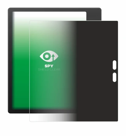 Immagine del dispositivo Boox Go Color 7 Gen II con un'ampia varietà di protezioni per lo schermo.