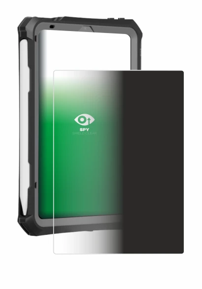 Immagine del dispositivo Apple iPad Mini 7 2024 (case-friendly) con un'ampia varietà di protezioni per lo schermo.