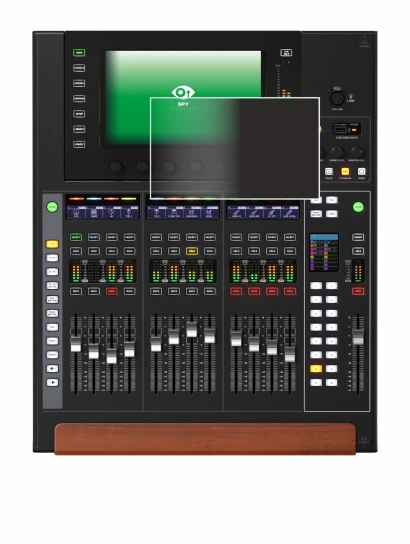 Immagine del dispositivo Behringer Wing Compact con un'ampia varietà di protezioni per lo schermo.