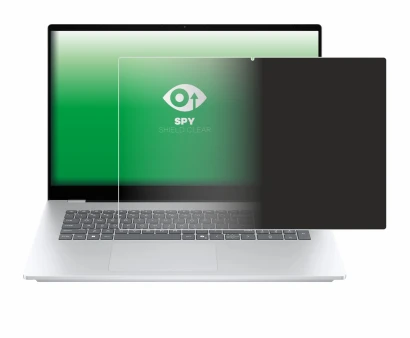 Immagine del dispositivo HP OmniBook 7 17-dc con un'ampia varietà di protezioni per lo schermo.