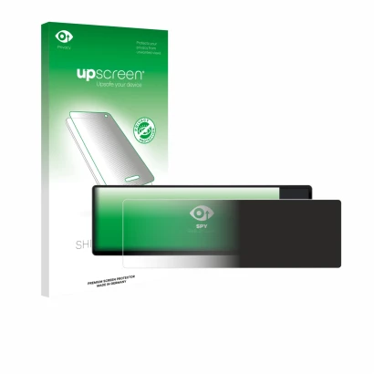 Parte frontale di una confezione del prodotto con il logo del marchio upscreen. Accanto è raffigurato il dispositivo Corsair X