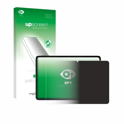 Parte frontale di una confezione del prodotto con il logo del marchio upscreen. Accanto è raffigurato il dispositivo Xiaomi Pa