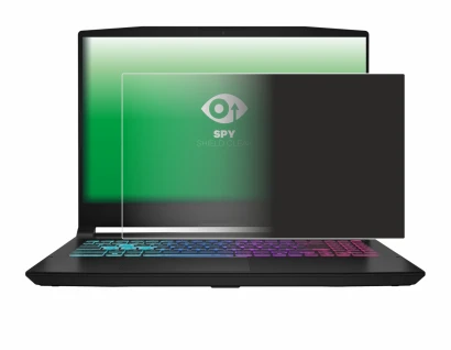 Immagine del dispositivo MSI Katana 15 HX B14 con un'ampia varietà di protezioni per lo schermo.