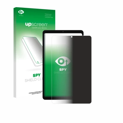 Parte frontale di una confezione del prodotto con il logo del marchio upscreen. Accanto è raffigurato il dispositivo Blackview