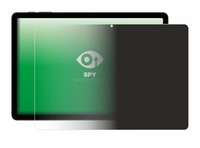 Immagine del dispositivo Doogee Tab A9+ con un'ampia varietà di protezioni per lo schermo.