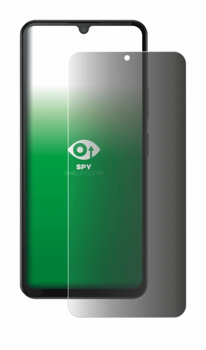 Immagine del dispositivo Doogee M30 con un'ampia varietà di protezioni per lo schermo.