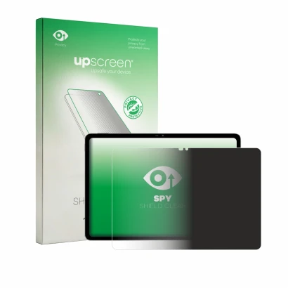 Parte frontale di una confezione del prodotto con il logo del marchio upscreen. Accanto è raffigurato il dispositivo Blackview