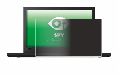 Immagine del dispositivo Lenovo ThinkPad T480 con un'ampia varietà di protezioni per lo schermo.