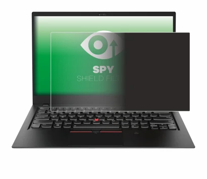 Immagine del dispositivo Lenovo ThinkPad X1 Carbon (6a. Gen.) con un'ampia varietà di protezioni per lo schermo.