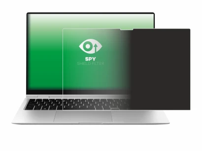 Immagine del dispositivo Samsung Galaxy Book2 Pro 360 15.6" con un'ampia varietà di protezioni per lo schermo.