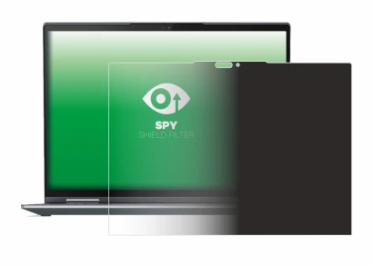 Immagine del dispositivo Lenovo ThinkPad X1 Yoga Gen 7 con un'ampia varietà di protezioni per lo schermo.