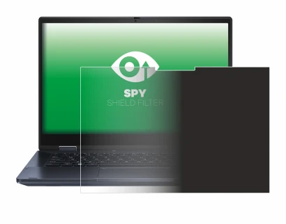 Immagine del dispositivo ASUS ExpertBook B3 Flip B3402 con un'ampia varietà di protezioni per lo schermo.