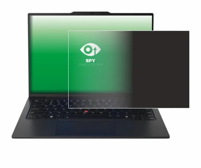 Immagine del dispositivo Lenovo ThinkPad X1 Carbon Gen 12 14" con un'ampia varietà di protezioni per lo schermo.