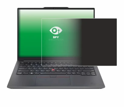 Immagine del dispositivo Lenovo ThinkPad E14 Gen 6 con un'ampia varietà di protezioni per lo schermo.
