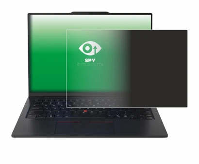 Immagine del dispositivo Lenovo ThinkPad X1 Carbon Gen 13 14" Aura Edition con un'ampia varietà di protezioni per lo schermo.