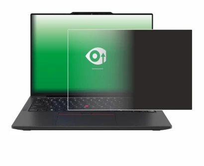 Immagine del dispositivo Lenovo ThinkPad X13 Gen 6 con un'ampia varietà di protezioni per lo schermo.