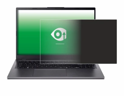 Immagine del dispositivo Acer Aspire 15 A15-51 con un'ampia varietà di protezioni per lo schermo.