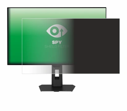 Immagine del dispositivo ASUS ROG Strix OLED XG27AQWMG con un'ampia varietà di protezioni per lo schermo.