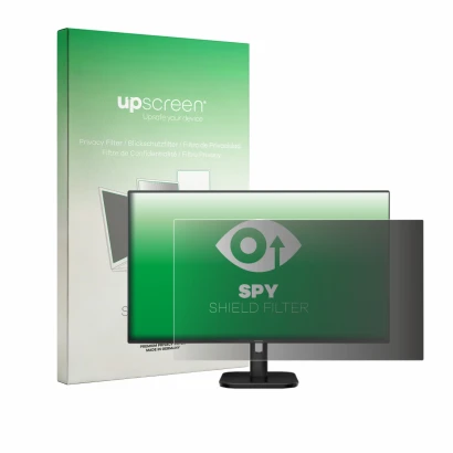 Parte frontale di una confezione del prodotto con il logo del marchio upscreen. Accanto è raffigurato il dispositivo Philips 2