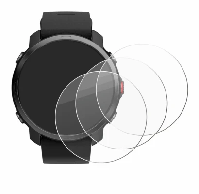 Immagine del dispositivo Polar Grit X con un'ampia varietà di protezioni per lo schermo.