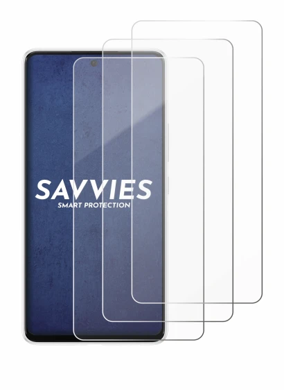 Immagine del dispositivo Samsung Galaxy A53 5G con un'ampia varietà di protezioni per lo schermo.