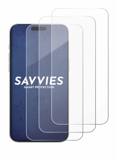 Immagine del dispositivo Apple iPhone 16 Pro con un'ampia varietà di protezioni per lo schermo.