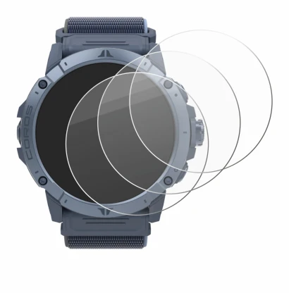 Immagine del dispositivo Coros Vertix 2S con un'ampia varietà di protezioni per lo schermo.